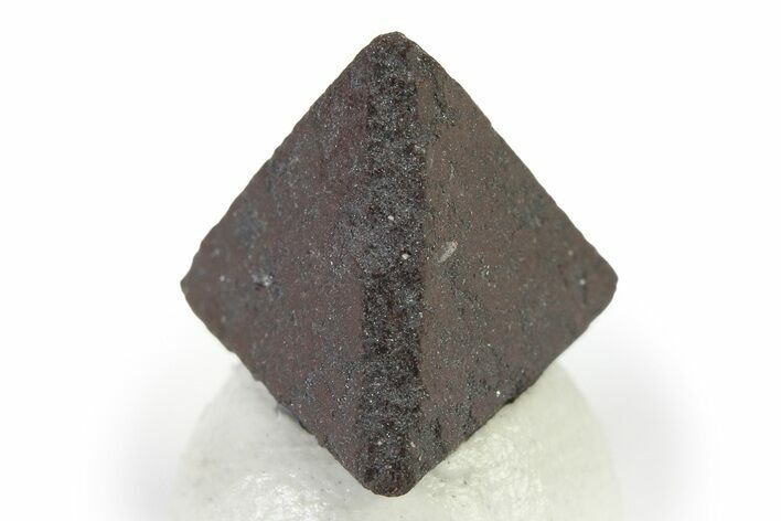 Red-Brown Tetrahedral Zunyite Crystal w/ Hematite - Iran #317120